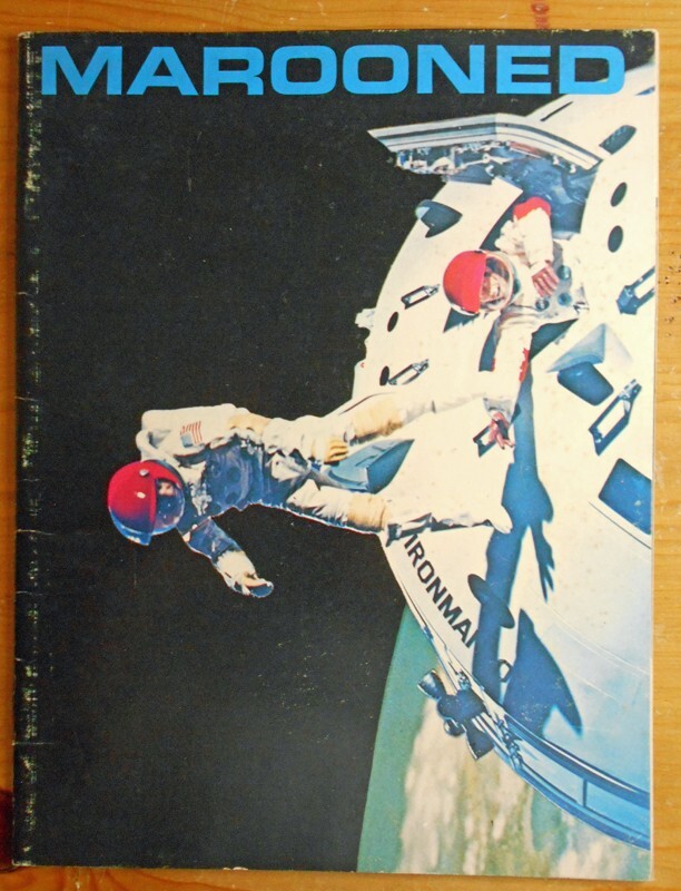 MAROONED Original 1969 Movie Program ~ John Sturges, Gregory Peck, Gene Hackman