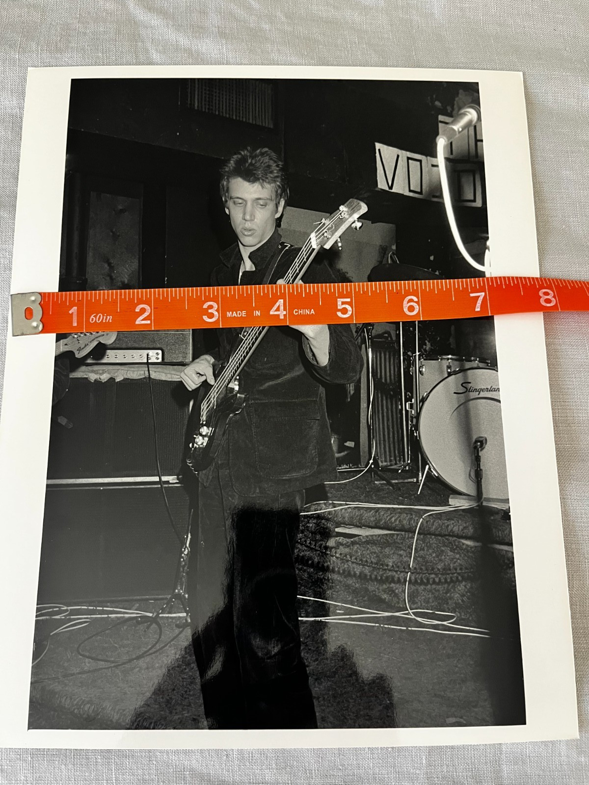 RICHARD HELL B&W 8×10 Photograph 1976 NYC PUNK CBGB OMFUG VOIDOIDS