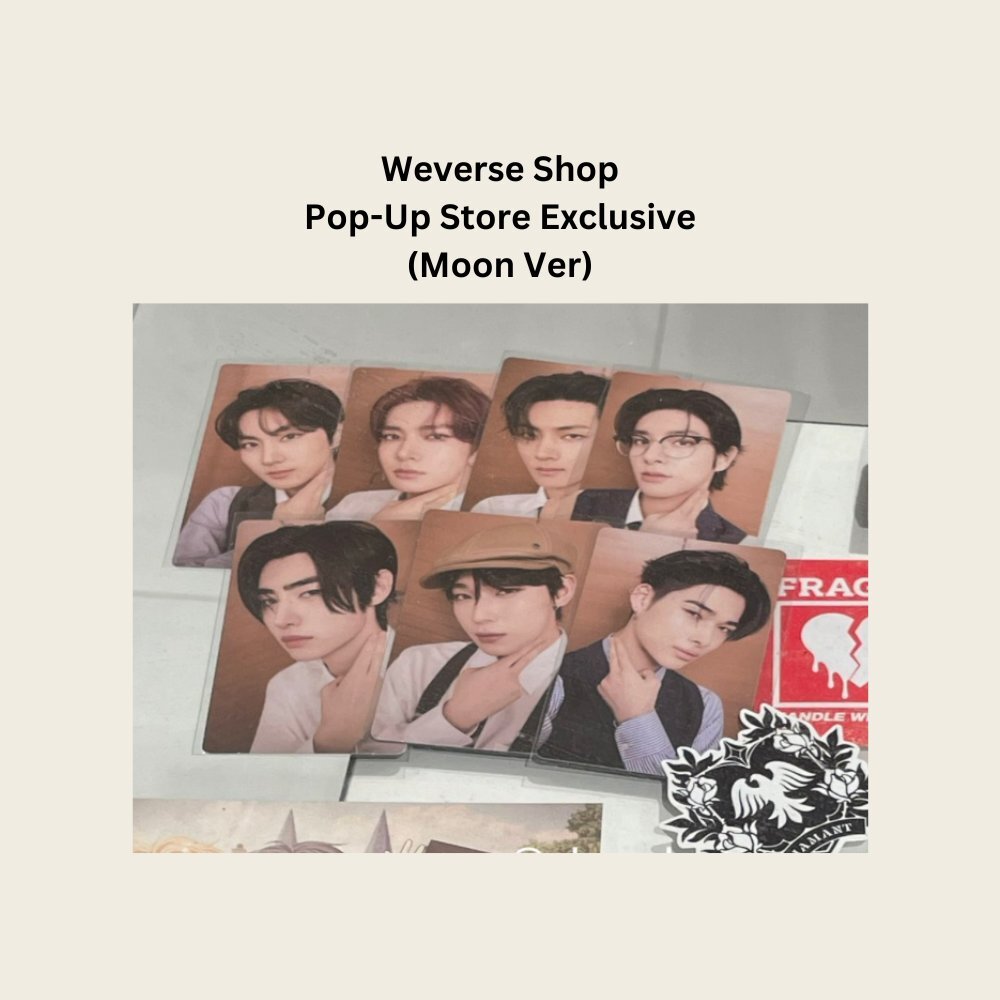 ENHYPEN DARK MOON MEMORABILIA WEVERSE POP-UP LUCKY DRAW LD PHOTOCARD OFFICIAL