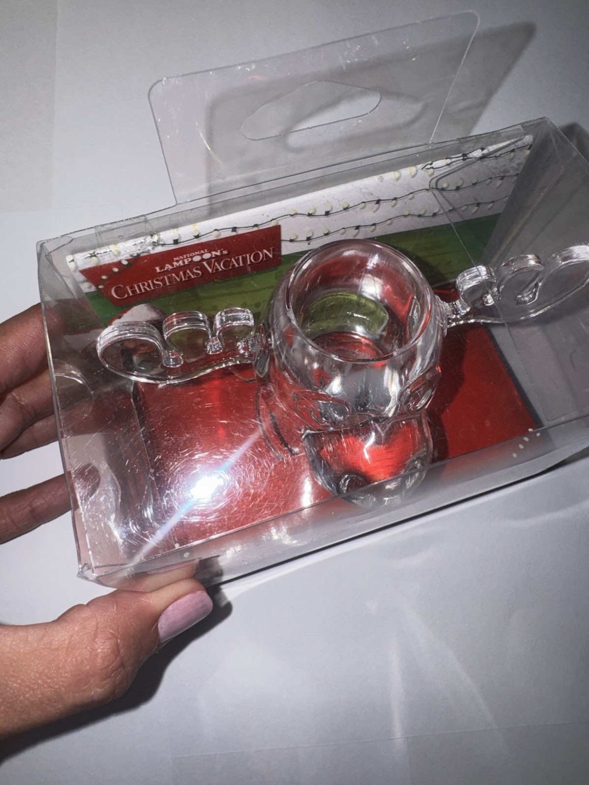 Set of 2 National Lampoon’s Christmas Vacation Acrylic Moose Mug Mini Glass