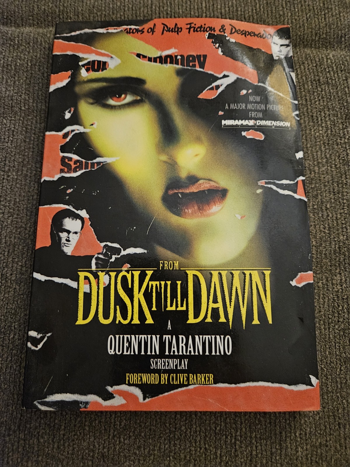 Quentin Tarantino FROM DUSK TILL DAWN Screenplay Paperback Book Vintage RARE!🎬