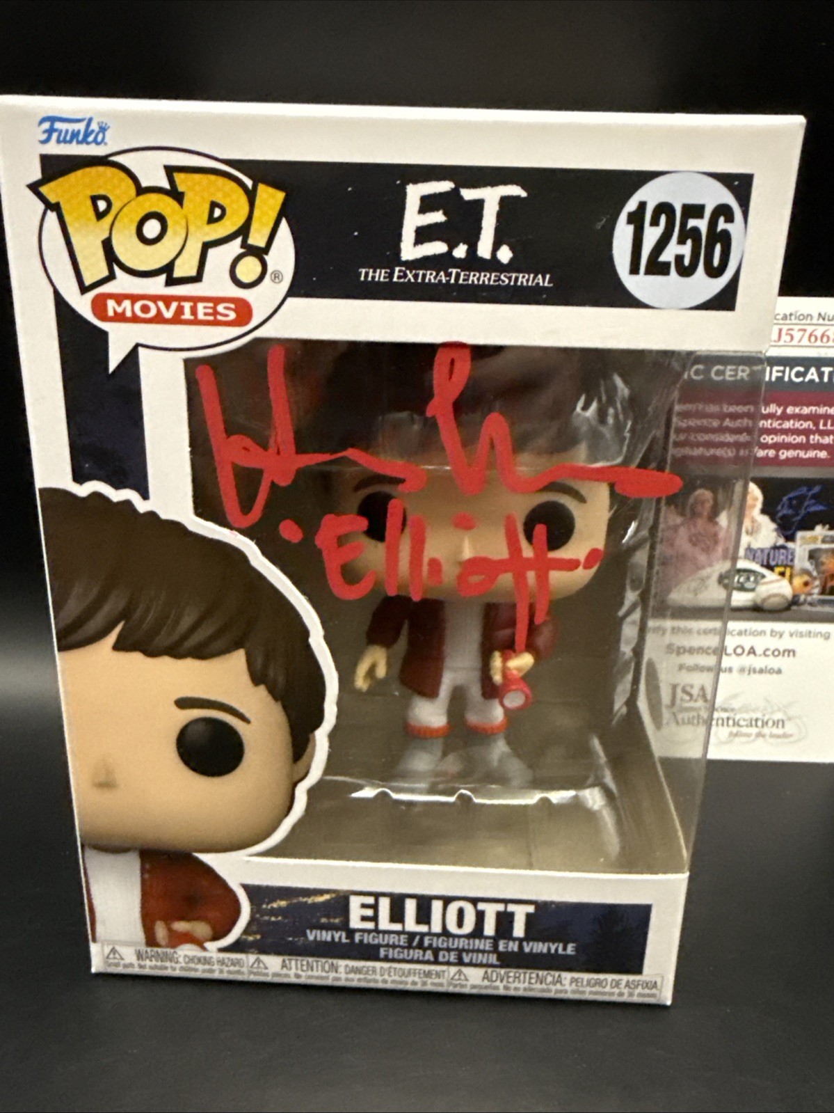 HENRY THOMAS SIGNED FUNKO POP AUTOGRAPH ELLIOTT E.T. Steven Spielberg JSA COA