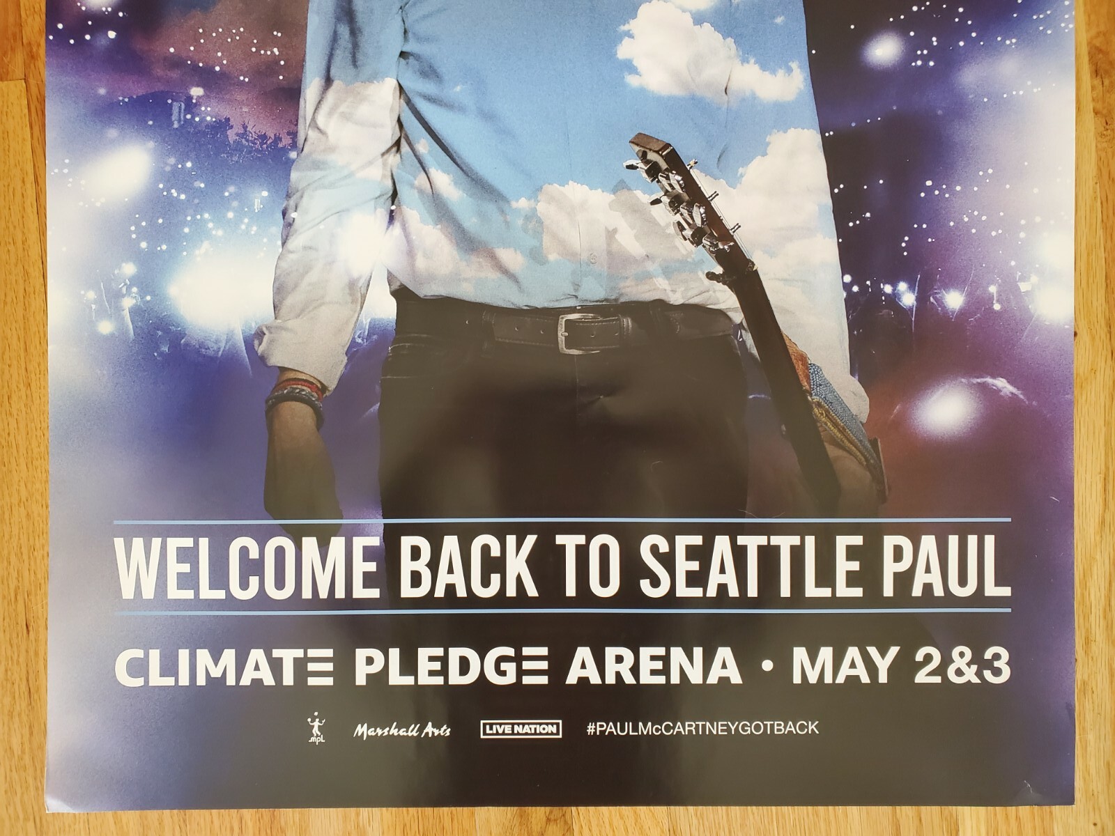 Paul McCartney – Got Back Tour – POSTER – Climate Pledge Arena – Seattle, WA