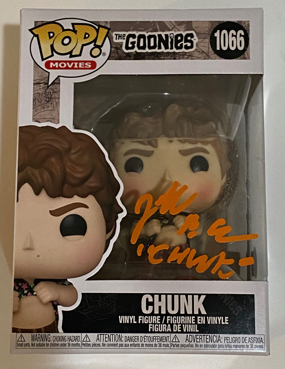 Jeff Cohen Signed Autographed Funko Pop Figure Chunk The Goonies Beckett BAS COA