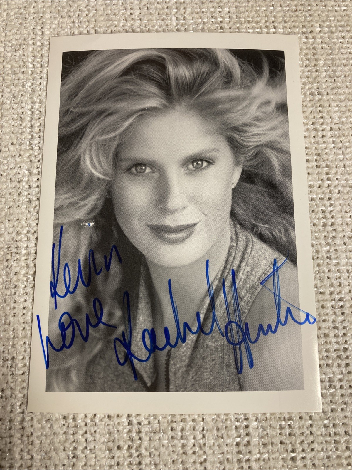 Autograph Of Rachel Hunter 4×7 Swimsuit Model/ Magazine Cover Model/