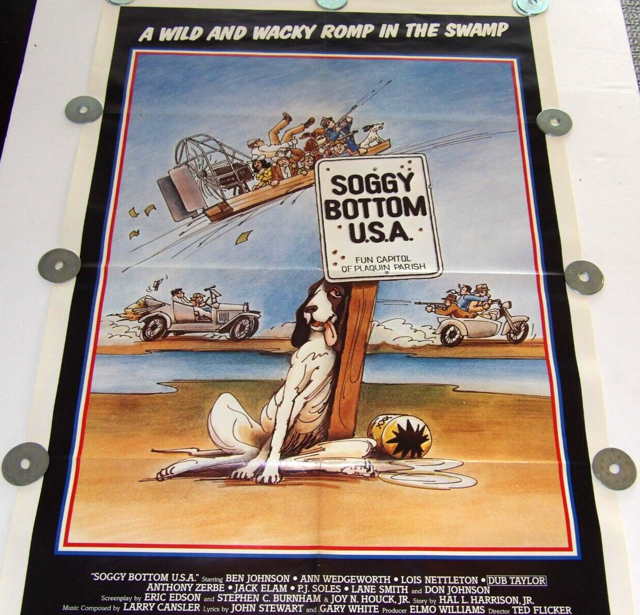 M267 SOGGY BOTTOM USA int’l one-sheet movie poster ’81 Boen, Johnson