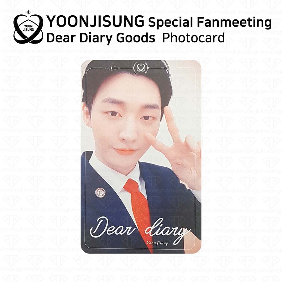 Yoon Jisung Special Fanmeeting Dear Diary Photocard Polaroid KPOP K-POP