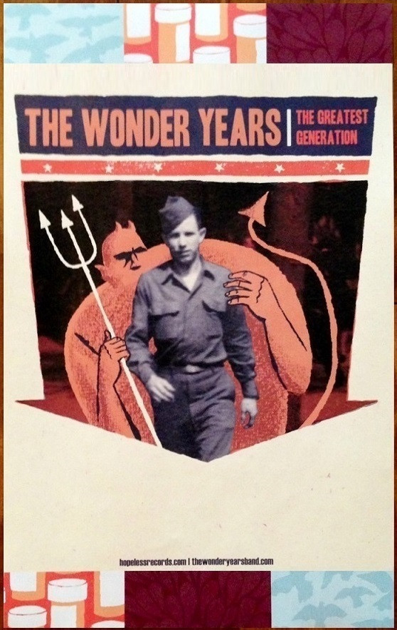 THE WONDER YEARS Greatest Generation Ltd Ed RARE Tour Poster +BONUS Punk Poster!