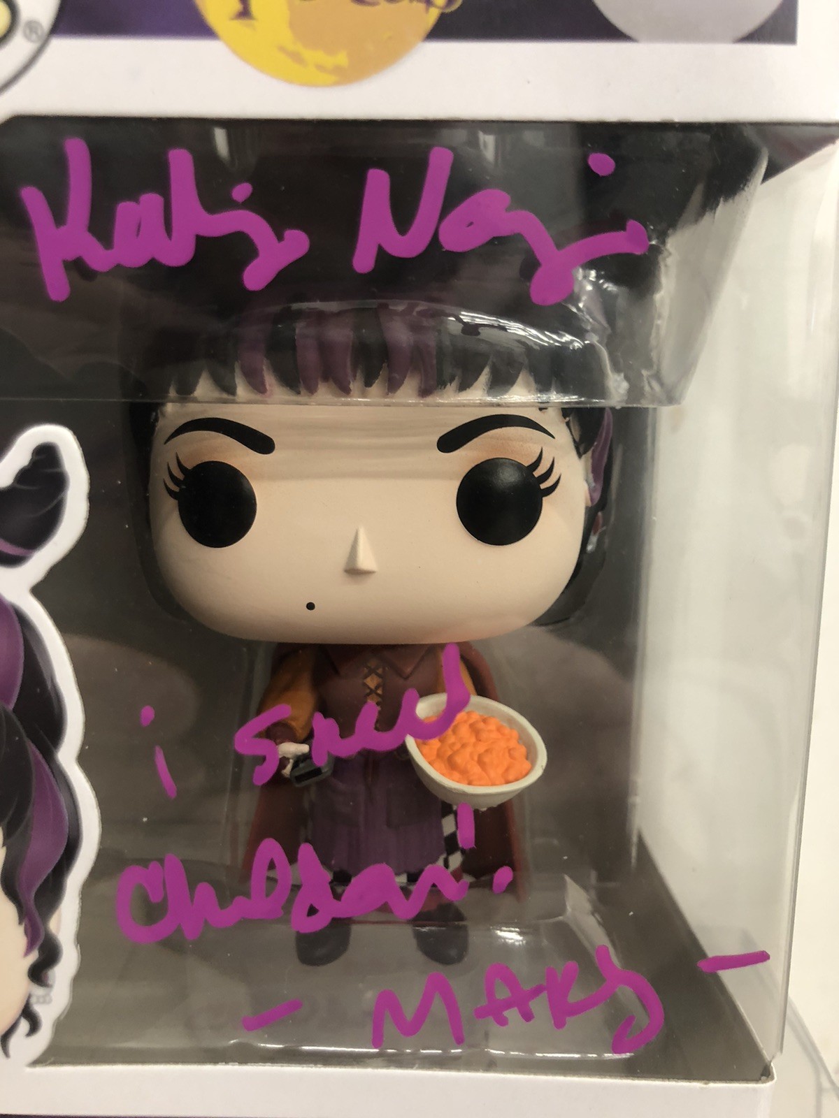 Kathy Najimy Signed Autograph Mary Sanderson Hocus Pocus Funko Pop 559 NO COA
