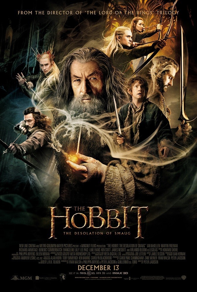 The Hobbit movie poster print (a) The Desolation Of Smaug : 11 x 17 inches (V2)