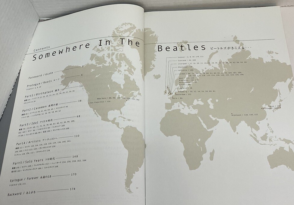 Somewhere In The Beatles, Full Color Photo Book, Japanese Text/English Titles