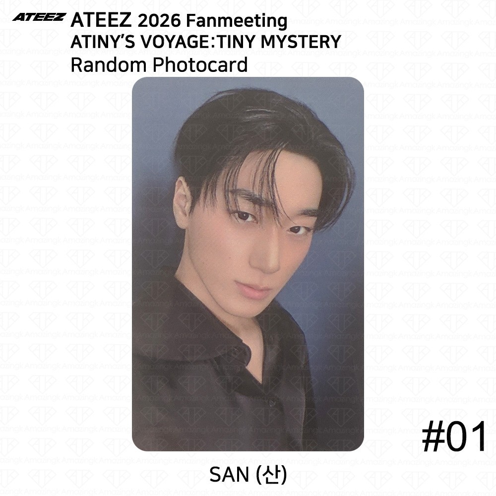 ATEEZ 2026 Fanmeeting ATINY’S VOYAGE:TINY MYSTERY Random Photocard