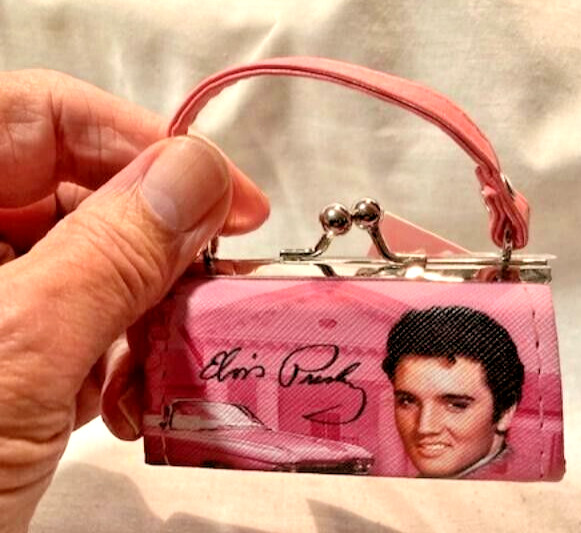 Elvis Presley Mini Coin Purse Direct From Memphis New w/Tags Solid 2″X3.5″