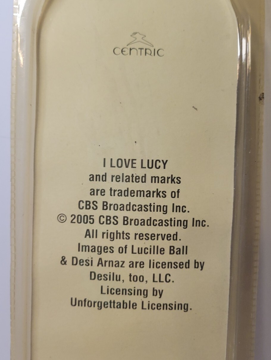 2005 Centric; CBS Broadcasting Inc- “I Love Lucy” Digital Watch