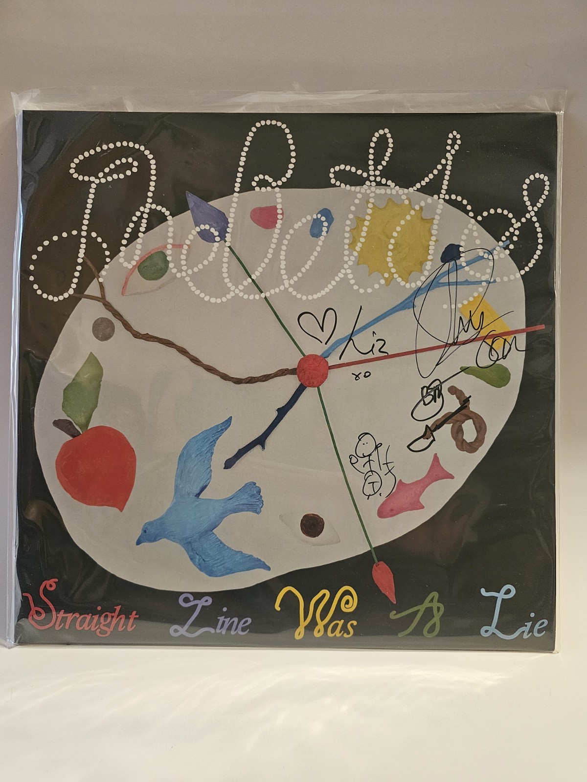The Beths Straight Line Was A Lie NEW blue sky Vinyl Autographed On Cover