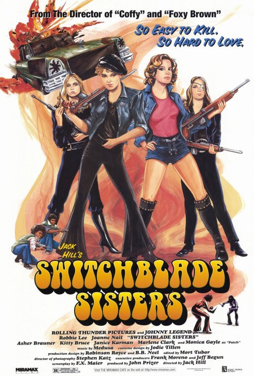 THE SWITCHBLADE SISTERS Movie POSTER 27×40 Robbie Lee Joanne Nail Monica Gayle