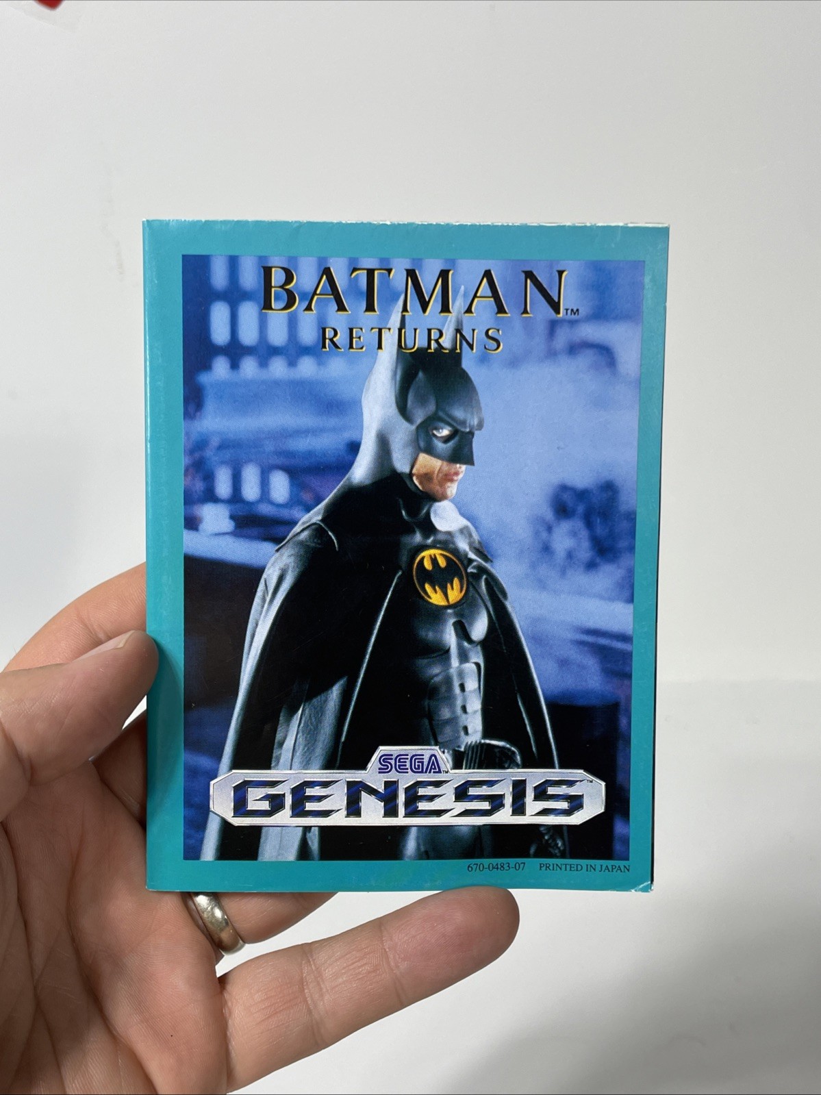 SEGA Batman Returns Game Gear Video Game Poster & Sonic 2 Poster