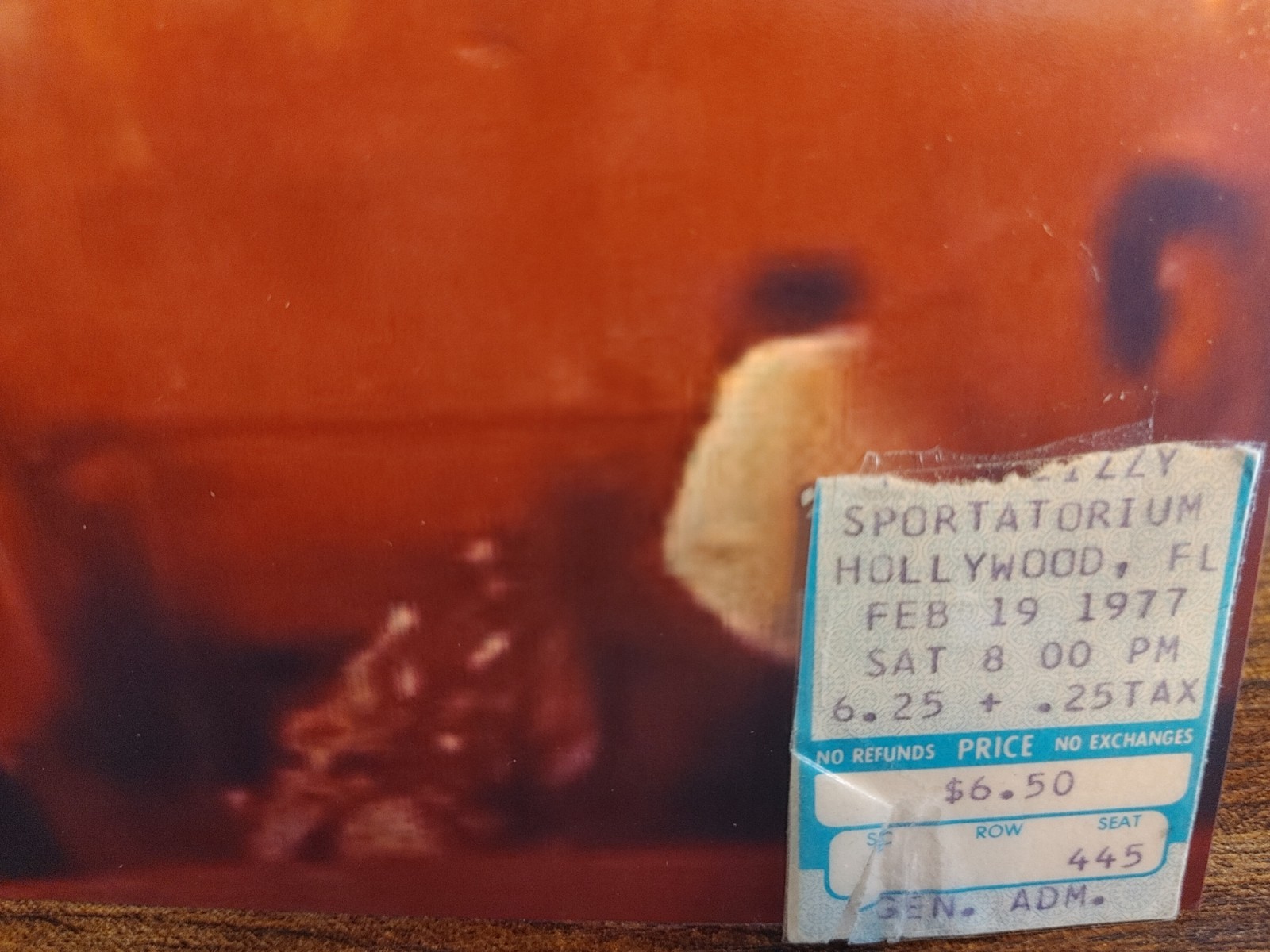 QUEEN/THIN LIZZY RARE CONCERT TICKET Stub, FL 02/19/1977 Sportatorium w/ Photo