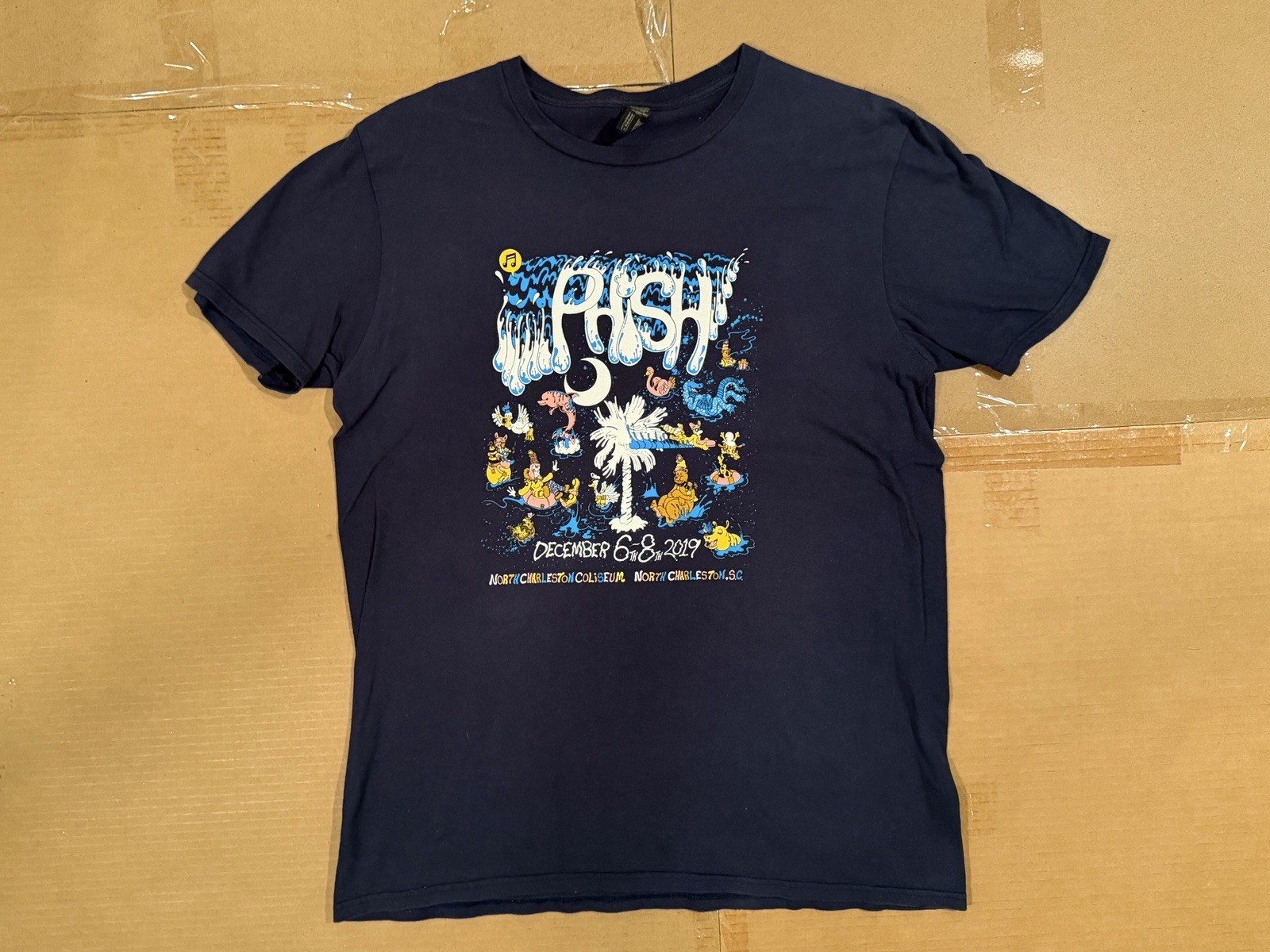 Phish North Charleston 2019 Event Shirt: Size Large (Gently Worn) Dry Goods