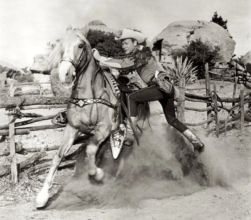 Roy Rogers With Trigger 8×10 Picture Celebrity Print