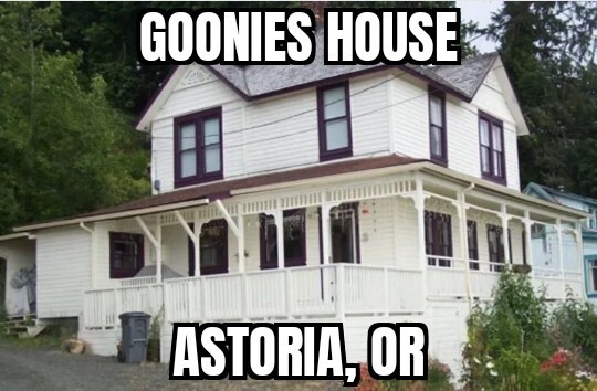 Long ORIGINAL GOONIES HOUSE * WOOD BLANK/PROP PIECE * Astoria, OR * 2-SIDED COA
