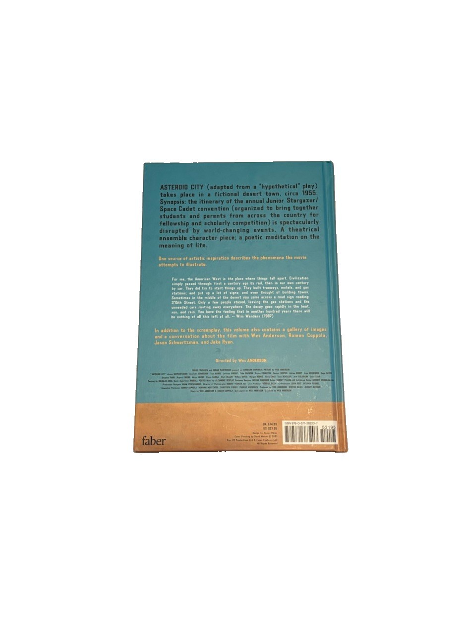 Asteroid City Wes Anderson Screenplay Book