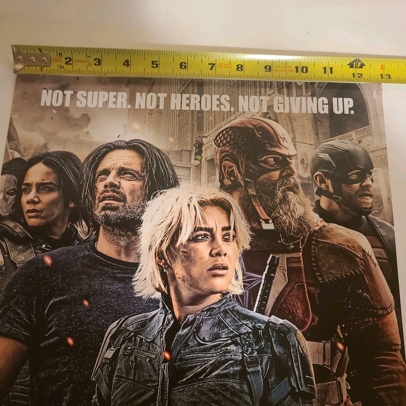 ORIGINAL MARVEL THUNDERBOLTS* ONE SHEET REGAL MOVIE POSTER 2025 NEW AVENGERS
