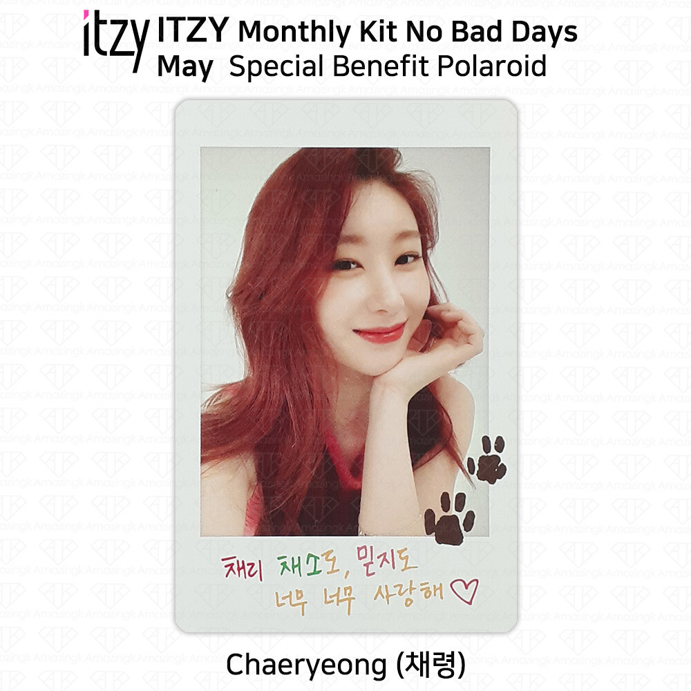 ITZY No Bad Days Monthly Kit May Official Photocard & Exclusive Polaroid KPOP