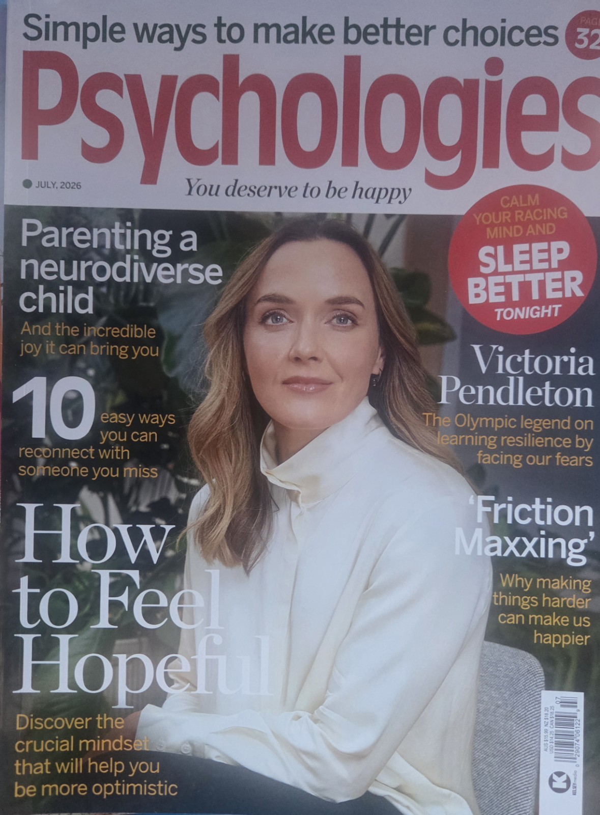 PSYCHOLOGIES MAGAZINE – JULY 2026 – NEW