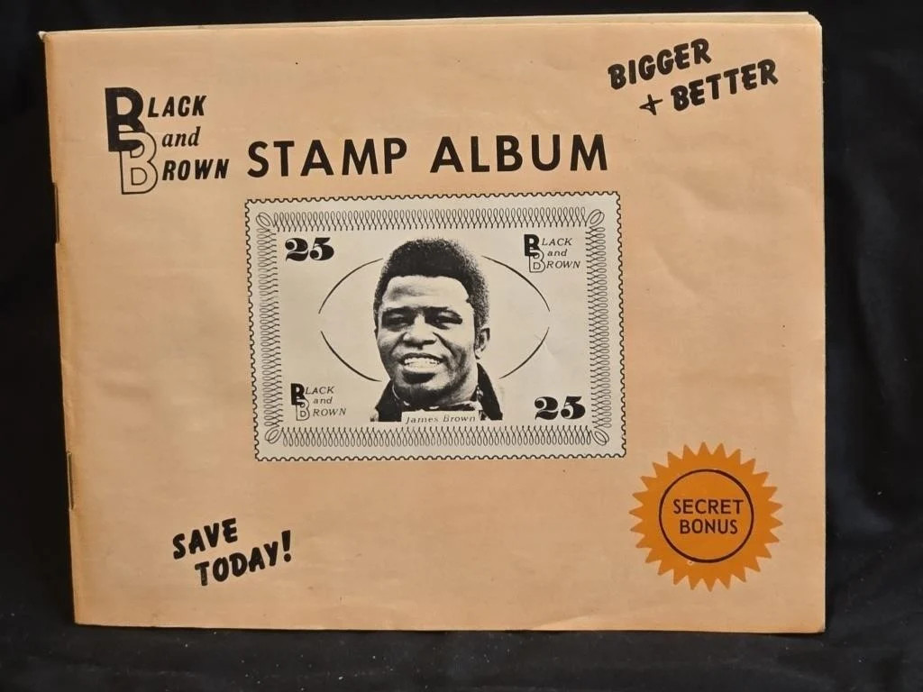 1969 James Brown “Black & Brown” Trading Stamps – Black-Owned Business