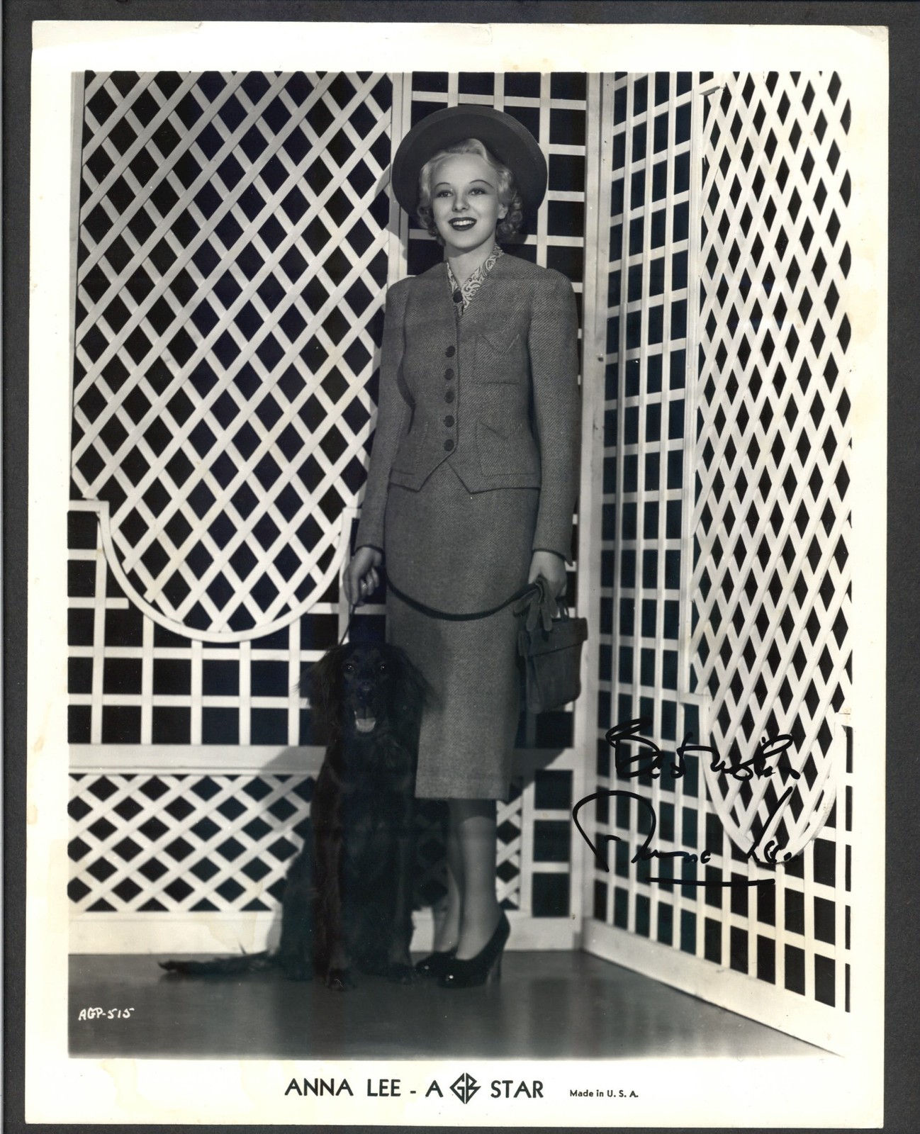 Anna Lee – Signed Vintage Celebrity Autograph Photo – Sound of Music