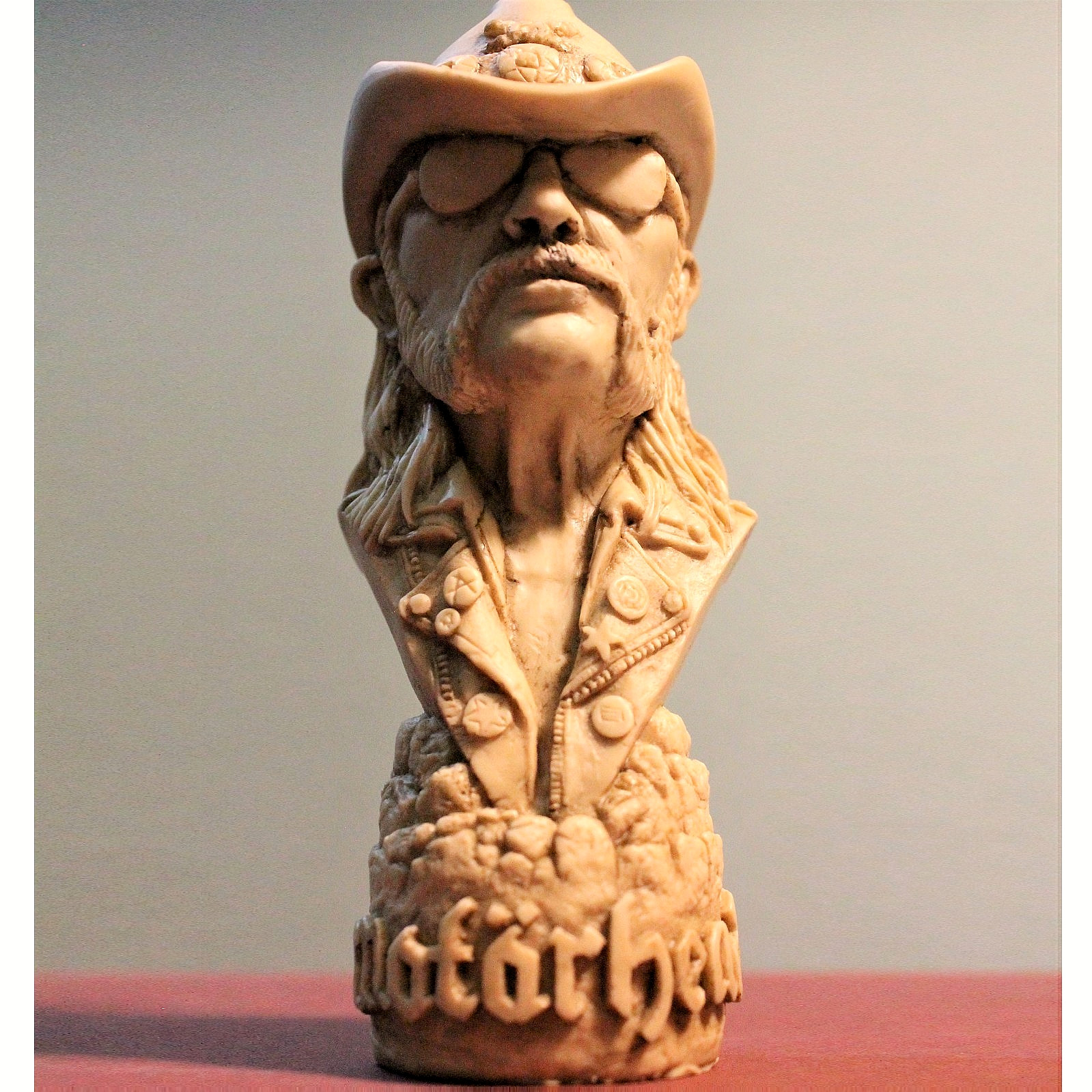 LEMMY BY MOTORHEAD BUST RESIN SCULPTURE HEAVY METAL MUSIC ROCK FIGURE Motörhead