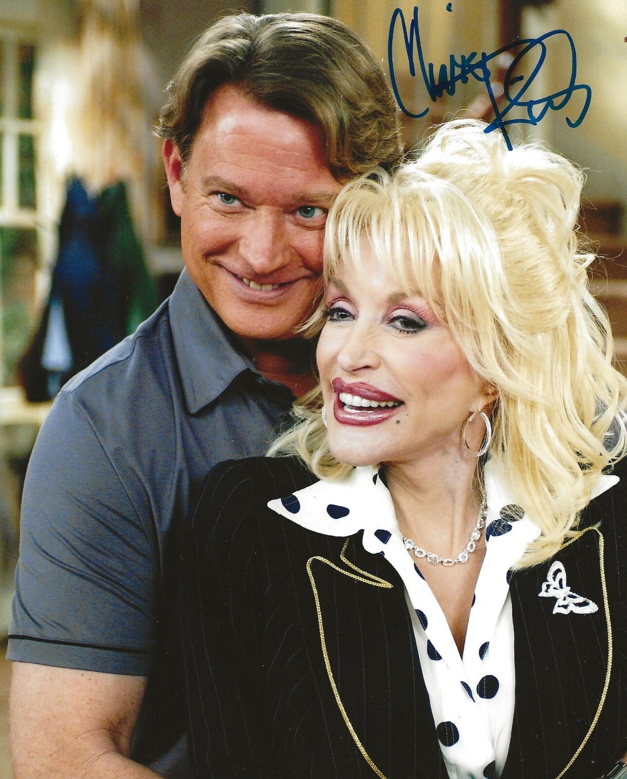 Christopher Rich signed Reba 8×10 photo autographed Brock Hart