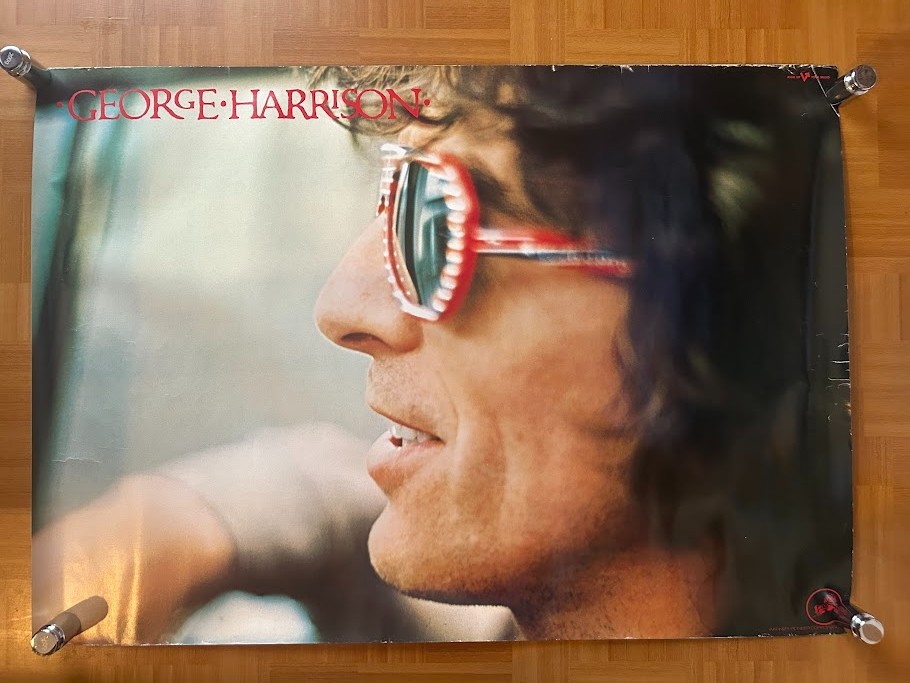 George Harrison / 33 1/3 Thirty Three & 1/3 1976 Japan Original Promo Poster A1