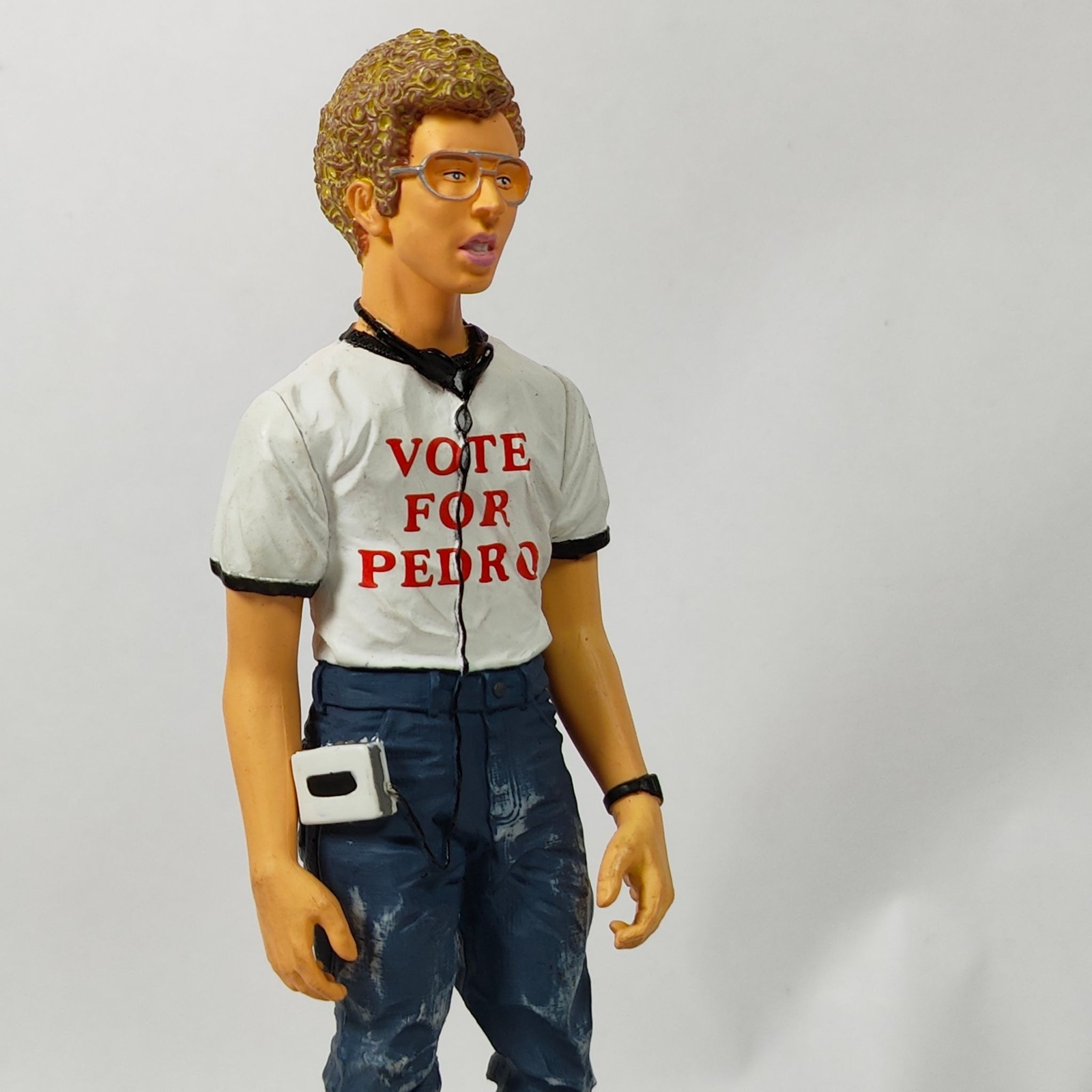 JDK Napoleon Dynamite Talking Doll Figure 2005 Vote For Pedro w Packaging
