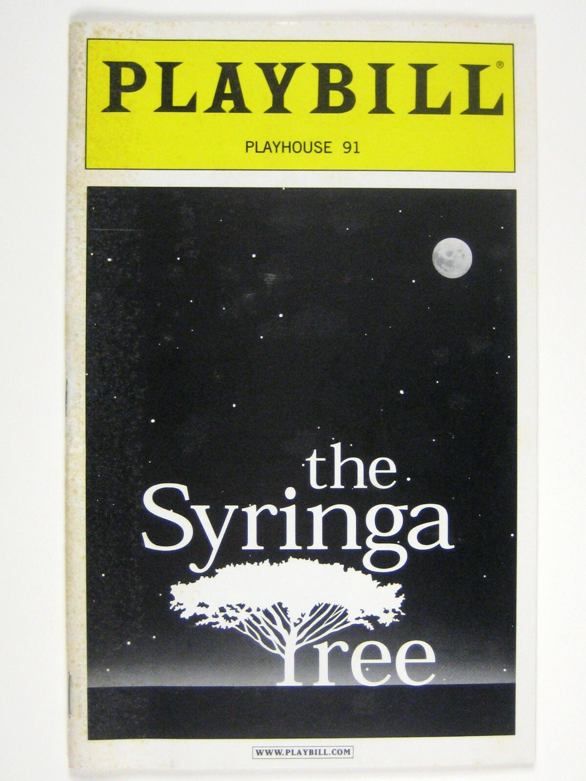 Syringa Tree Playbill January 2002 Kate Blumberg Pamela Gien Playhouse 91
