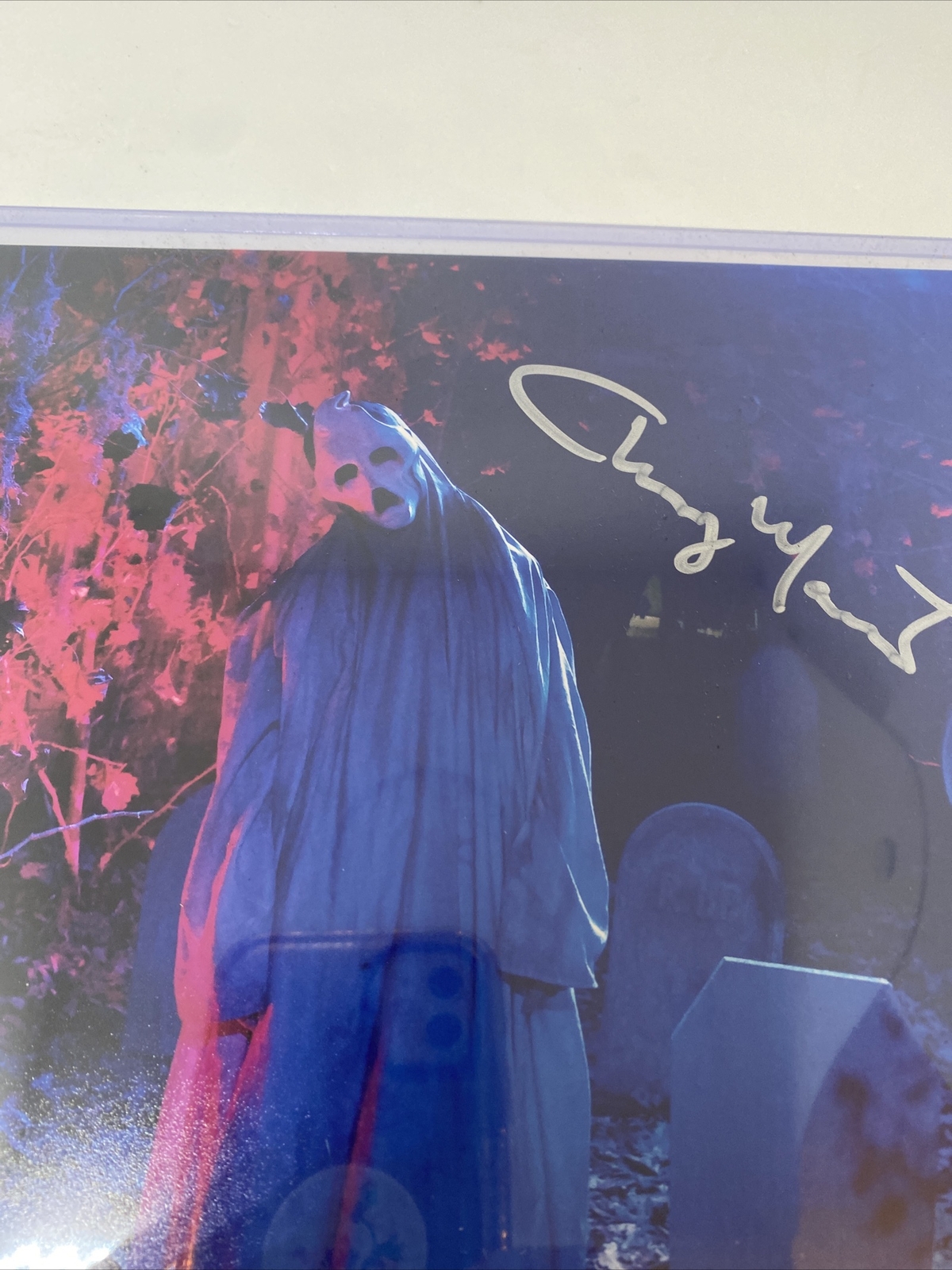 Chaney Morrow (Ghost in Haunt) -Signed 8×10 BAM! Horror Photo w/Beckett COA
