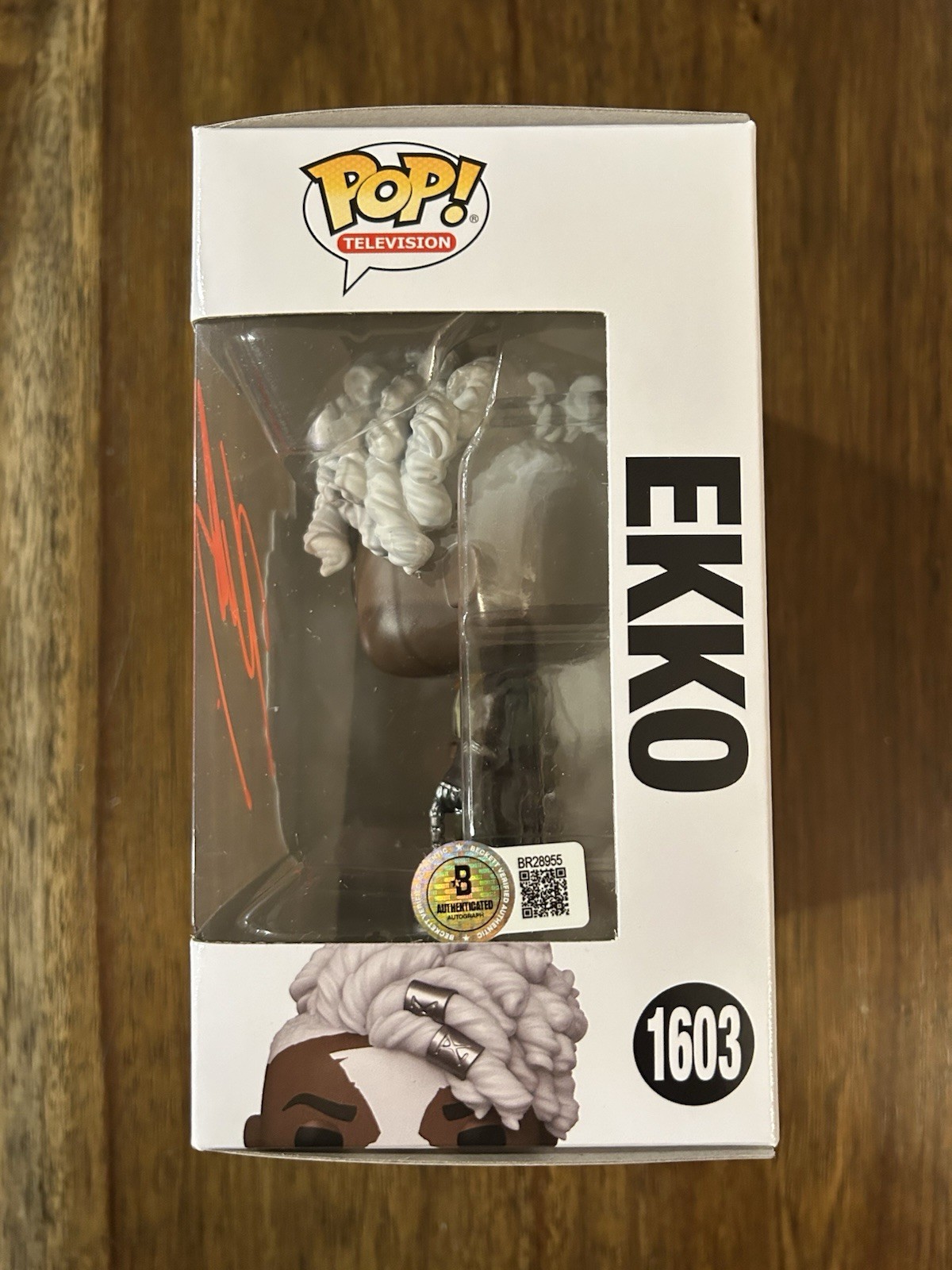 Reed Shannon ‘Arcane’ Signed ‘Ekko’ Funko Pop #1603 Beckett Certified