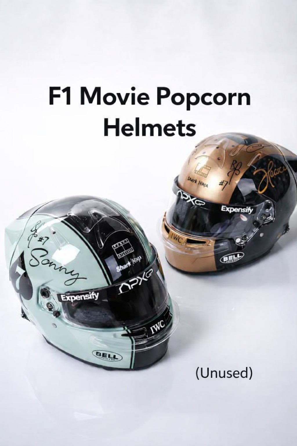 F1: The Movie – Popcorn Buckets Pair ( Both Colors, Unused ) Sold Together