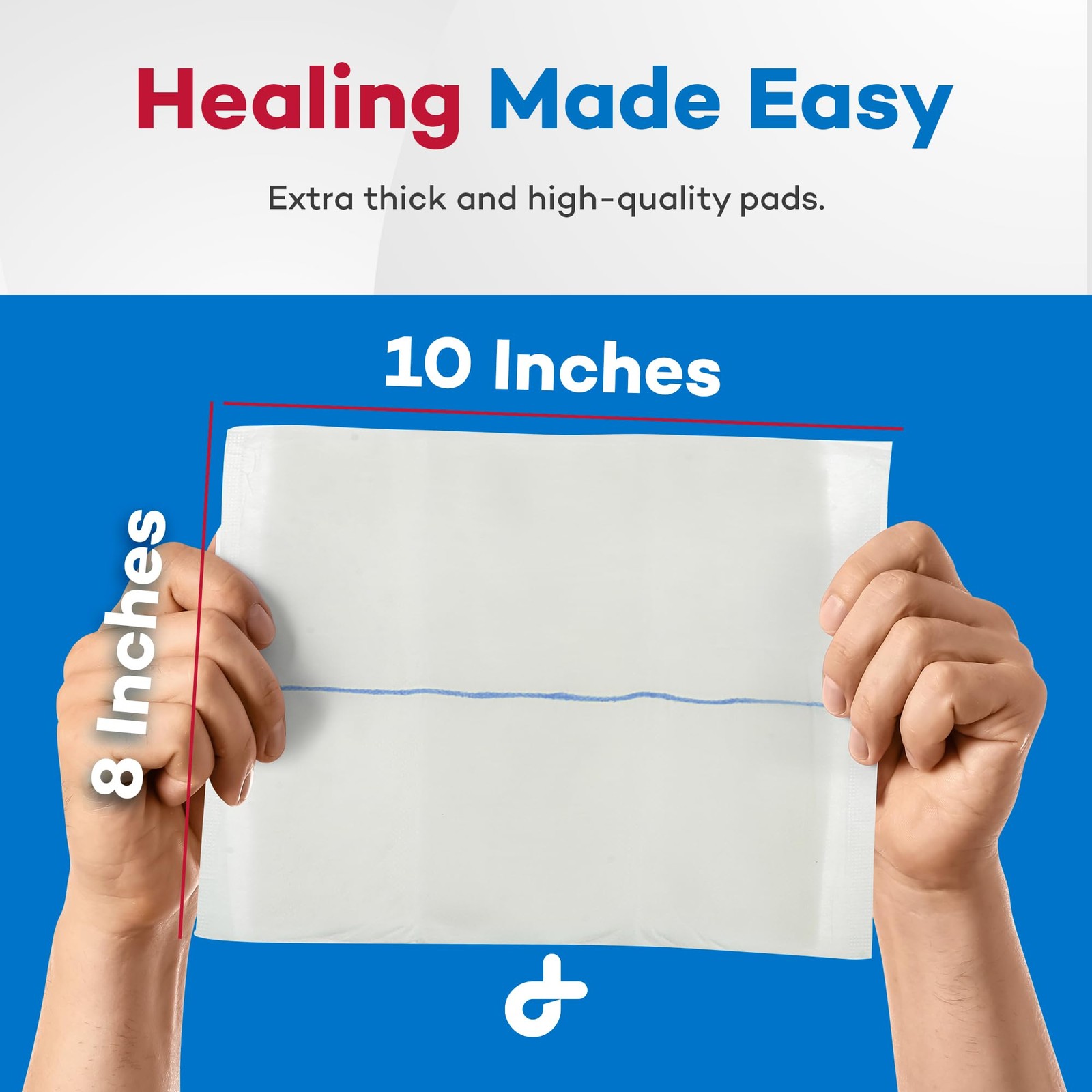 Dealmed Abdominal Combine Pads 8×10 Sterile Individually Wrapped 24 Box Case