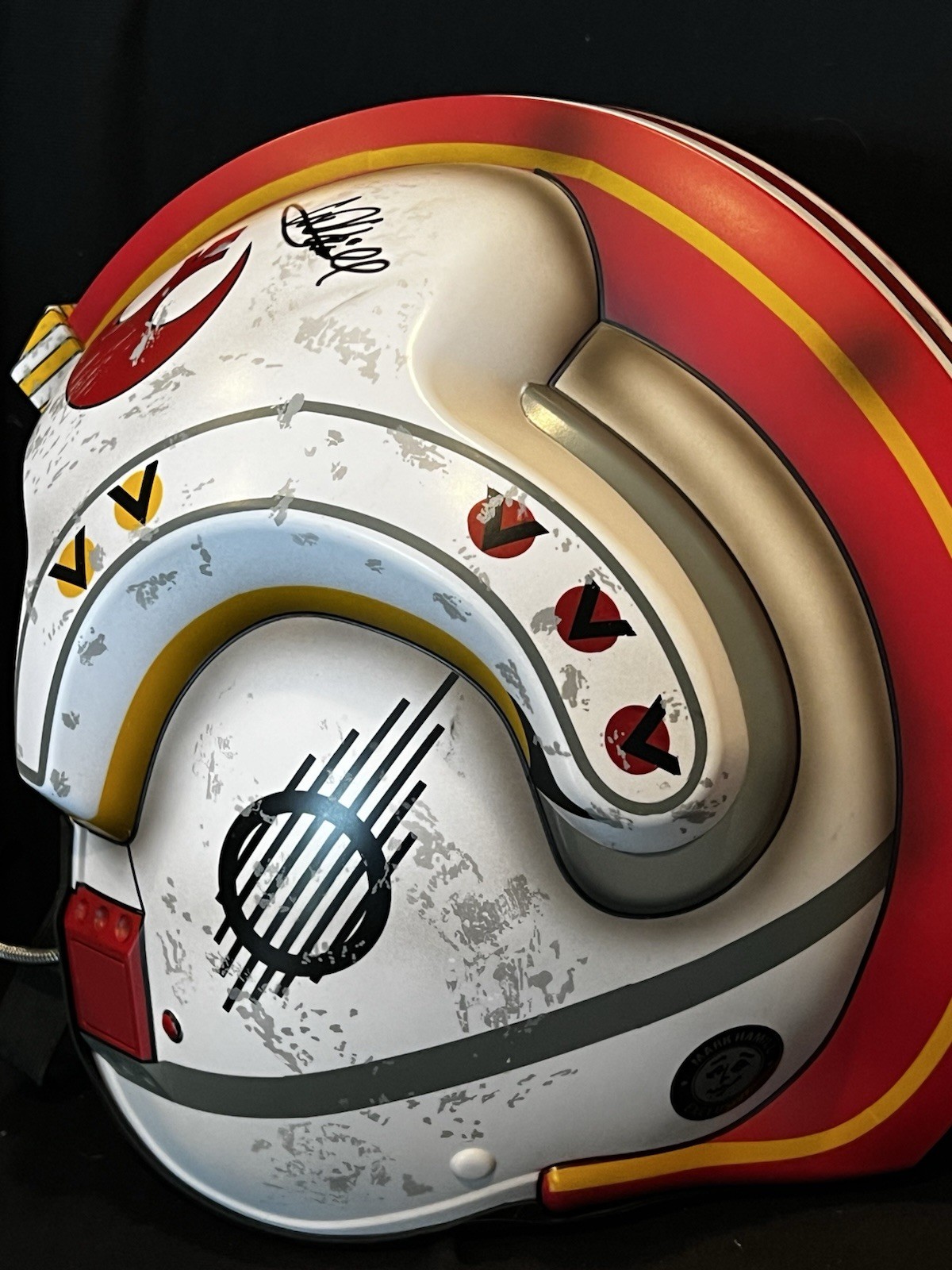 Mark Hamill Signed Luke Skywalker X-Wing Helmet OPX Black Series The Star Wars