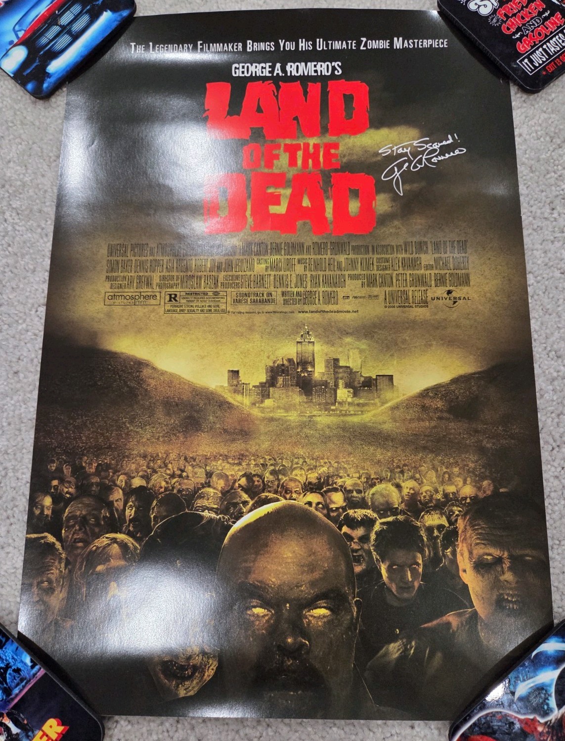 Lot of 3 11×17 Horror Movie Posters – TCM, Land Of The Dead, Sorority Row
