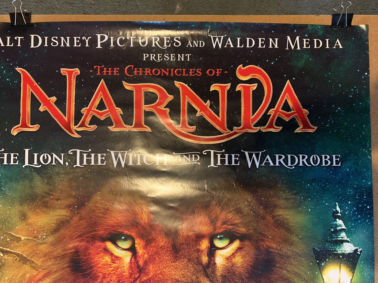 The Chronicles of Narnia (2005) original DVD/video poster – single-sided -rolled