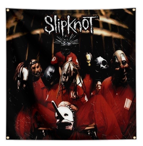 SLIPKNOT 4′ X 4′ BANNER FLAG FIRST ALBUM