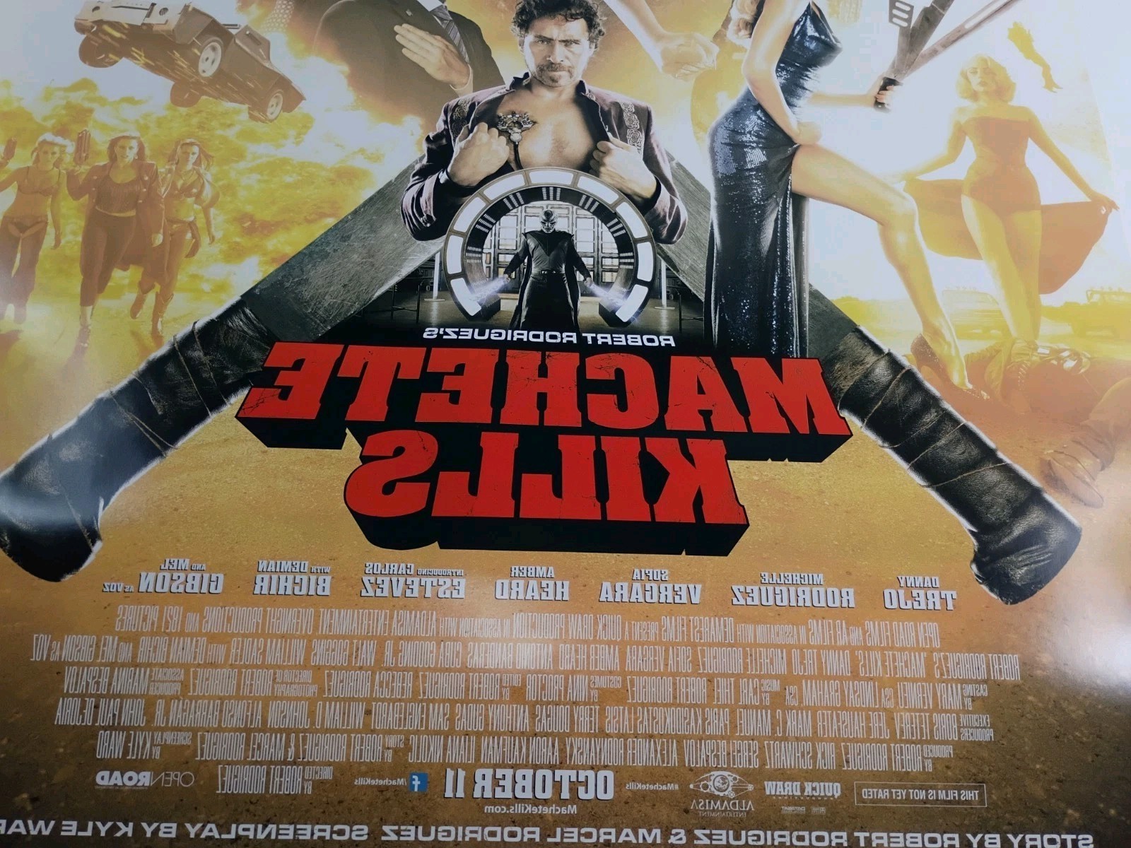 Machete Kills 2013 Original Movie Poster 27″ x 40″ Studio issued Double Sided