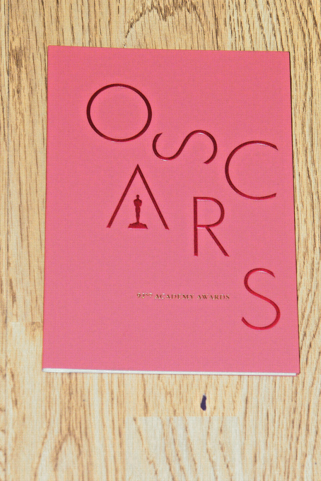 NEW! 92nd ACADEMY AWARDS PROGRAM Parasite J.Phoenix Brad Pitt L.Dern 2020 Oscars