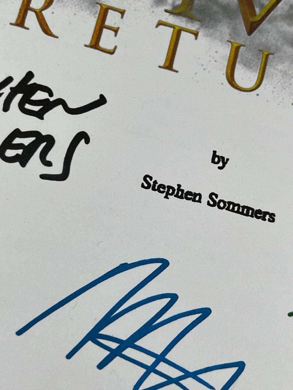 The Mummy Returns Script Signed- Autograph Reprints- Brendan Fraser- The Mummy 2