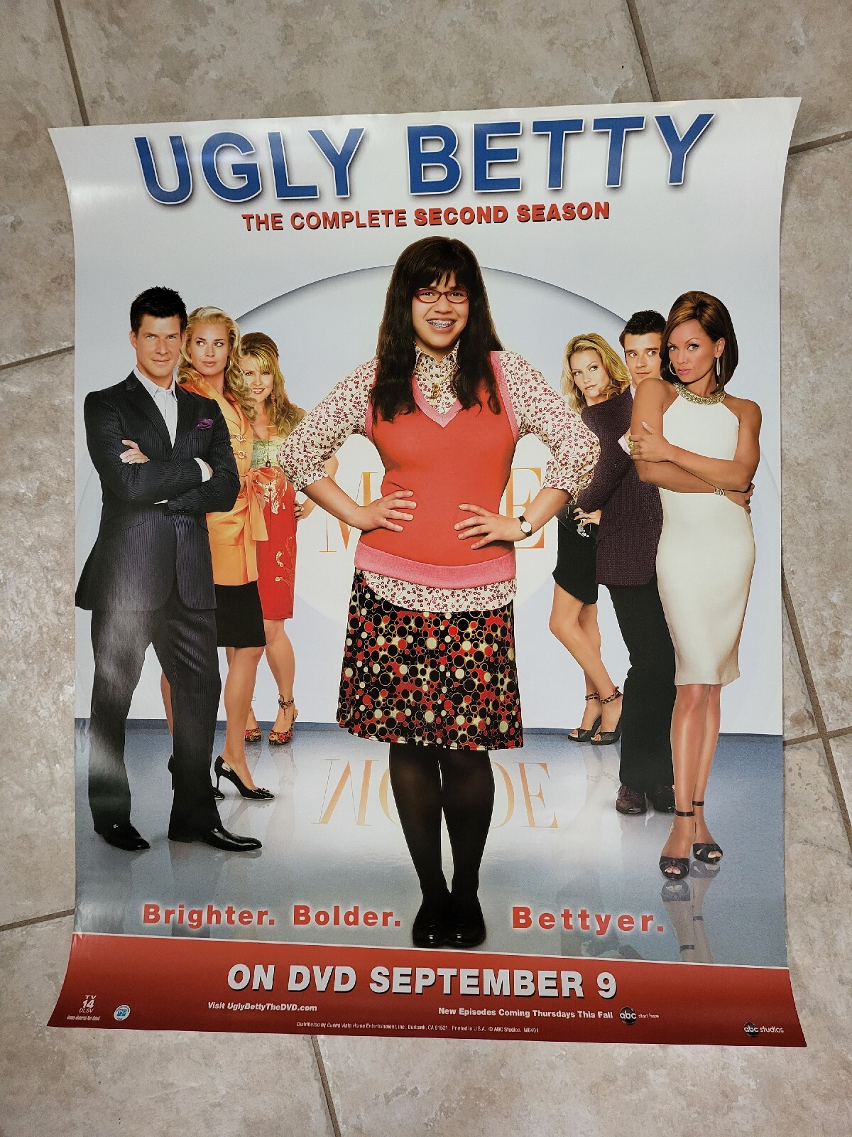 Ugly Betty promo poster – 22 x 28 inches – America Ferrera poster