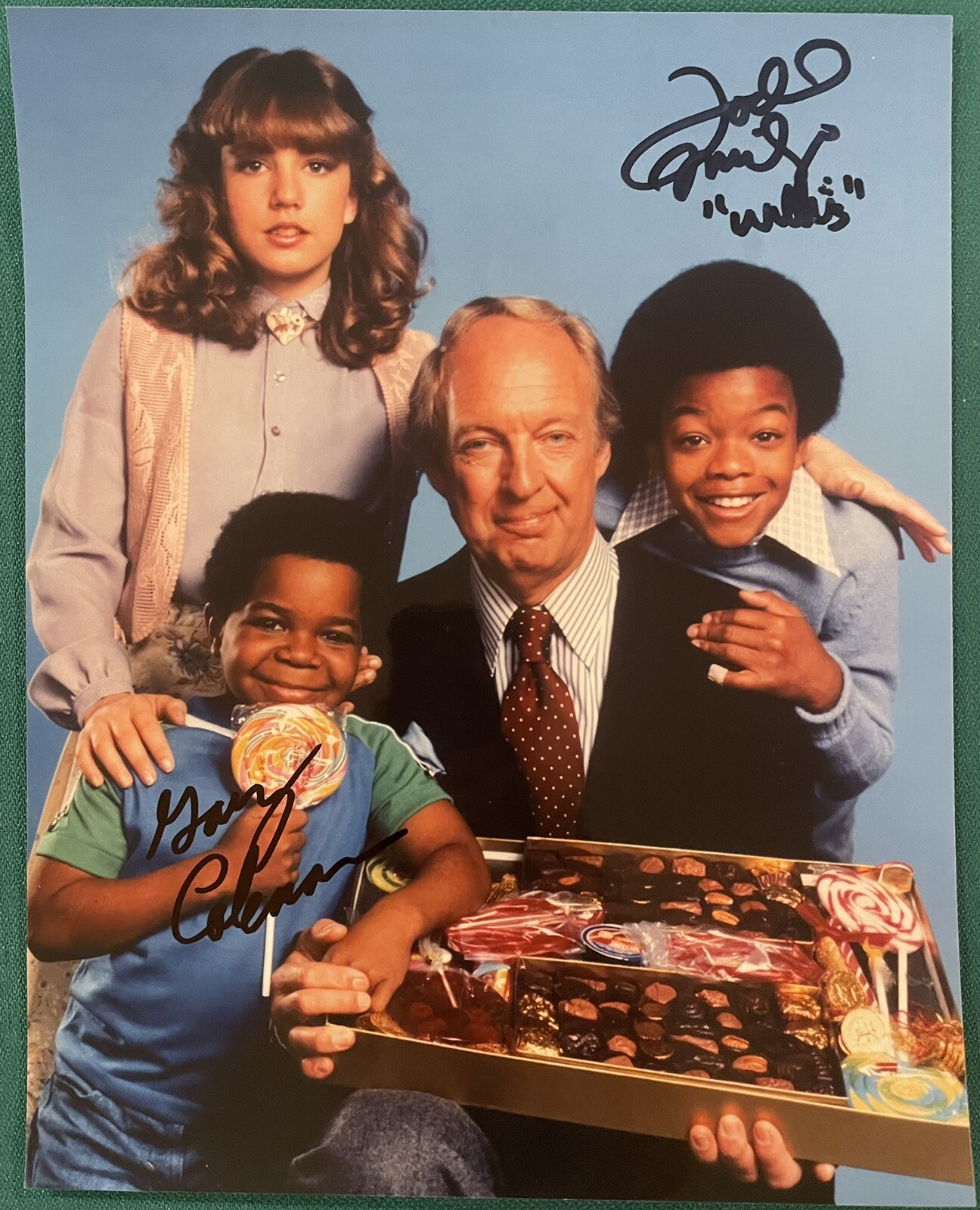 Gary Coleman & Todd Bridges Diff’rent Strokes RARE Signed Autographed 8×10 Photo