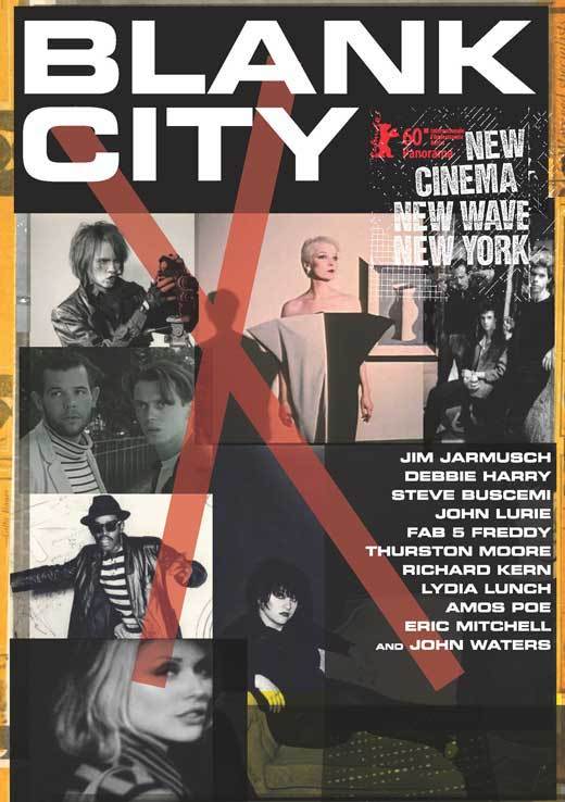BLANK CITY Movie POSTER 27×40 Amos Poe Ann Magnuson Becky Johnston Beth B. Bette